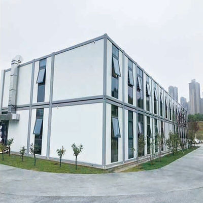 Temporary Mobile Collapsible Prefab Homes Soundproof For Construction Site