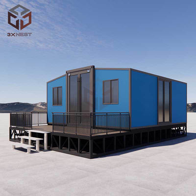 20FT Premade Mobile Folding House Container Rockwool Sandwich Panel Wall