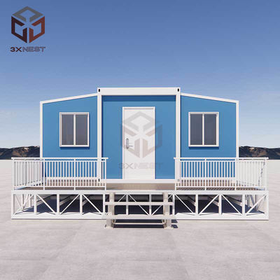 Temporary Or Permanent Housing Expandable Double Wing Container House Has You Covered