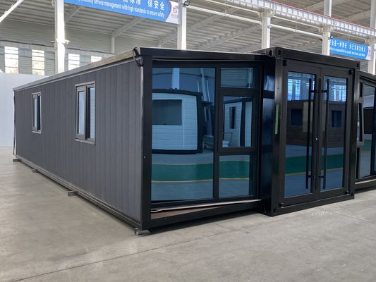 Double Wing Container House with Balcony and Steel Structure The Ultimate Construction Site Accommodation Solution
