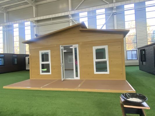 Pre-assembled Components Foldable 20ft Container with Steel Structure and EPS/PU/Rock Wool Sandwich Panel Roof Material