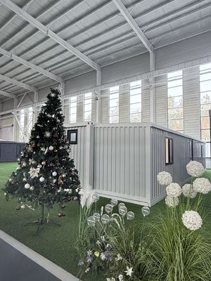 Galvanized Steel 40ft Expandable Container Home Two Bedroom Master Room With Plastic Steel Sliding Window 920*920mm And Folded Size