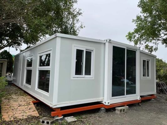 30FT Expandable Container House with Steel Security Door 56 Square Meter Floor Area and Customizable Color Options