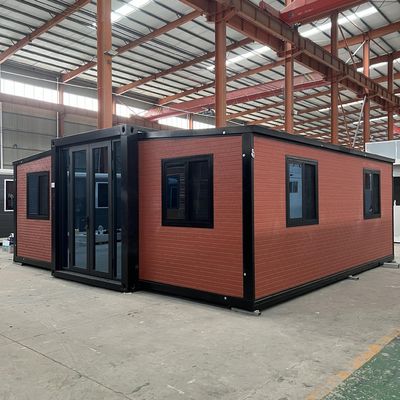 56 Square Meter Floor Area 30FT Expandable Container House with EPS Sandwich Panel Wall and Pre-installed Plumbing System