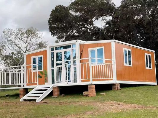 3.75 Tons Total Net Weight Expandable Container House with Galvanized Steel Sheet Roof and Polyurethane Foam Insulation