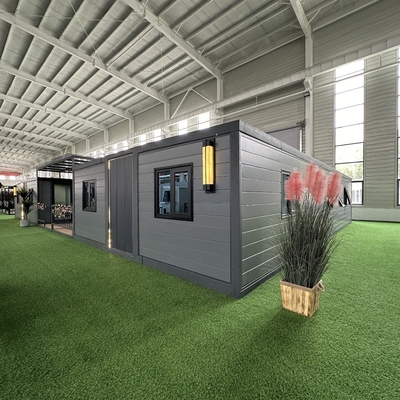 40ft Expandable Container Home Galvanized Steel Framework Foldable Design
