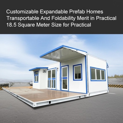 Customizable Expandable Prefab Homes with Transportable Foldable Design