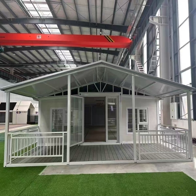 Customizable Prefab Folding House 20ft/40ft with Wind Resistance Grade 11