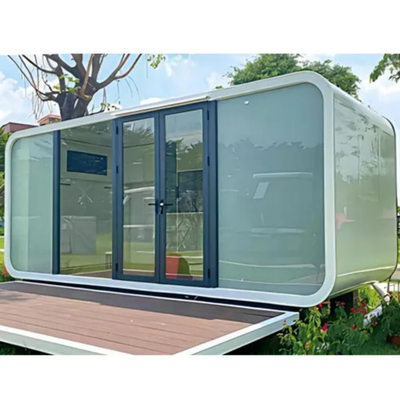 Apple Capsule House 6m x 3.3m x 3m with Solar Power and WiFi