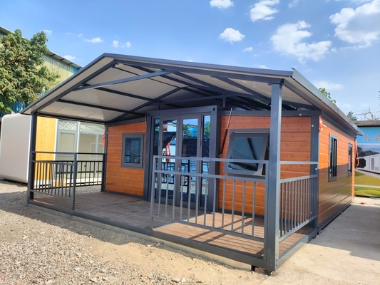 11800 × 6220 × 2480 mm 72m2 40ft Expandable Container Home with Steel Roofing Folding Size Ready-to- Plumbing