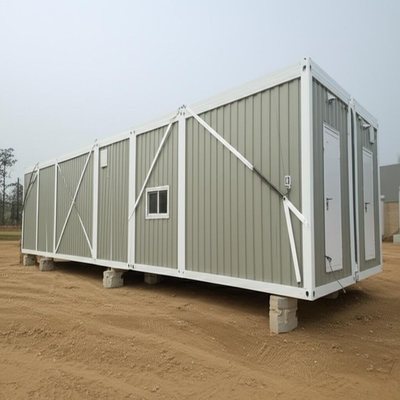 Short Installation Time Expandable Prefab Homes Ideal for And Industrial and Militarized Base Solutions