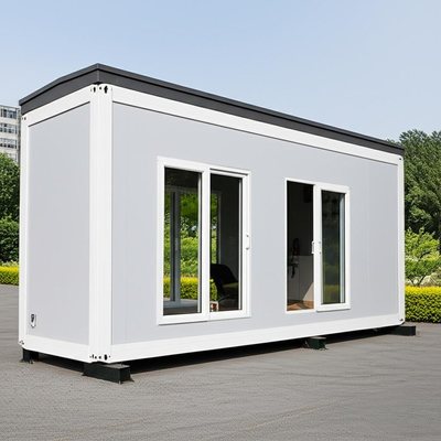 Customizable Expandable Prefab Homes Practical Size 18.5 Square Meter with Low Maintenance Features