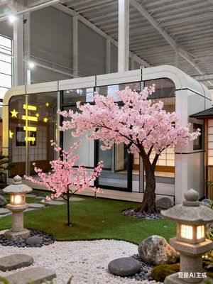 5.4 Tons Portable Apple Capsule House with Smart Home Features for Modern Living