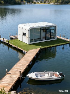 Smart Home Features in Apple Capsule House Total Net Weight 5.4 Tons Accommodates 2 People