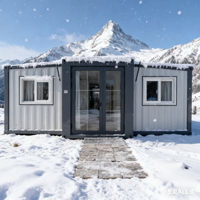 Modern Foldable 20ft Container with Level 8 Seismic Performance Bull 30*30 Flat Lame Light and 1,172 Cubic Feet Capacity