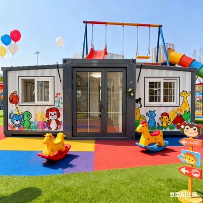 Level 8 Seismic Performance Foldable 20ft Container with 50-75 mm EPS Sandwich Panel and 1,172 Cubic Feet Capacity