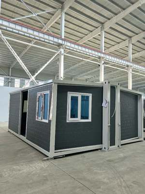 12KW Power Consumption Expandable Prefab Homes with 27.5 Square Meters Floor Area and Lightweight 1.95 Tons Design