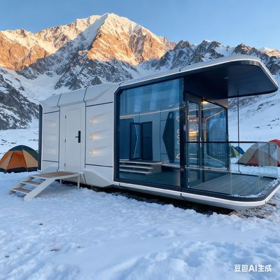 Modern Space Capsule House with 9 Mm European Pine Board and 7 Tons Net Weight