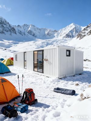 40ft Expandable Container Home with One Year Warranty T50 Mm EPS Roof and L11800 * W6220 * H2480 Mm Expanded Size