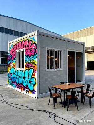 Prefab Container House with Sound Insulation ≥ 30dB Wind Resistant 0.5KN/㎡ and Waterproof ‖ Class Performance