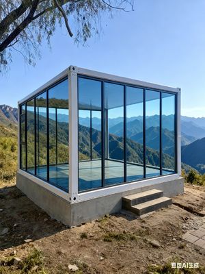 Customized Plumbing 20ft Flat Pack Folding House with Roof Live Road 0.5KN/m2 and Seismic Performance Level 8