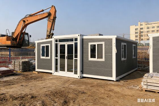 Foldable 20ft Container with 2.0mm Bending Parts and Wet-Dry Separation Bathroom Featuring 37 Square Meters Floor Area