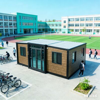 Fire-resistant Foldable 20ft Container with Folded Dimensions L5900*W2200*H2480 and Fully Galvanized Main Frame