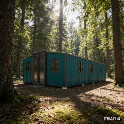 40ft Expandable Container Home with Fully Galvanized Side Frame, Wet Dry Separation Bathroom, and Customizable Furniture Designs