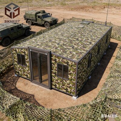 40ft Expandable Container Home with Fully Galvanized Side Frame, Polyurethane Foam Insulation, and Earthquake Resistance Grade 8