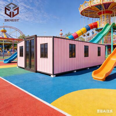 Fireproof 40ft Expandable Container Home with 72 Square Meters of Customizable Living Space