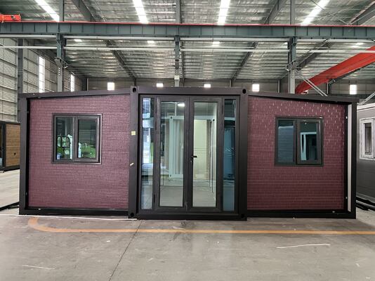 Stackable Foldable 20ft Container with 30+ Years Life Span and Thermal Sound Insulation for Prefabricated Tiny Homes