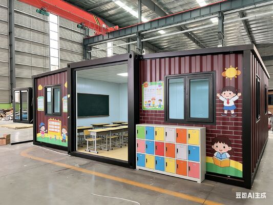 Seismic Performance Level 8 Foldable 20ft Container with Stackable Design and All Galvanized Side Frame