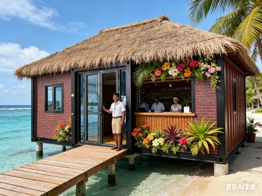 Foldable 20ft Container with Seismic Performance Level 8 Stackable When Folded And Unfolded for Prefabricated Tiny Homes