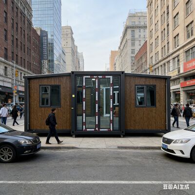 Foldable 20ft Container with Fully Galvanized Main Frame Customizable Bedrooms and Thermal Sound Insulation