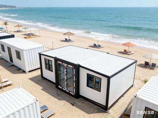 Foldable 20ft Container with 75mm EPS Sandwich Panels and Expandable Size L5900 W6300 H2480 for Customizable Prefabricated Tiny Homes