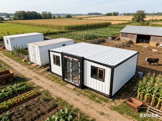 Foldable 20ft Container with 2.8 Tons Net Weight, 75mm EPS Sandwich Panels, and Customizable Design