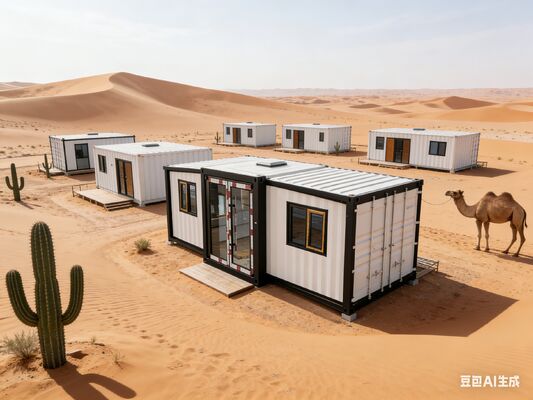 Fully Galvanized Foldable 20ft Container with 75mm EPS Sandwich Panels and Customizable House Layout