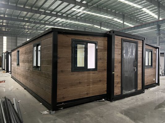 Foldable 20ft Container with 75mm EPS Sandwich Panels, 18mm Fireproof Cement Fiber Floor, and Waterproof And Windproof Design for Modular Housing