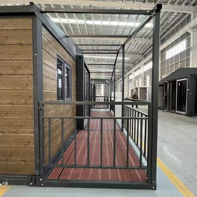 Foldable 20ft Container with Customizable Electrical System Wet-Dry Separation Bathroom and Seismic Performance Level 8 Ideal for Prefab Tiny Homes