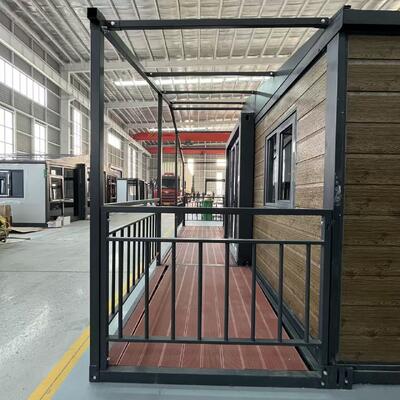 Foldable 20ft Container with 30-40 Years Life Span, Thermal and Sound Insulation, and Wet-Dry Separation Bathroom